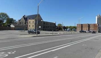 Pelissier Street parking lot. (Photo by the City of Windsor) 