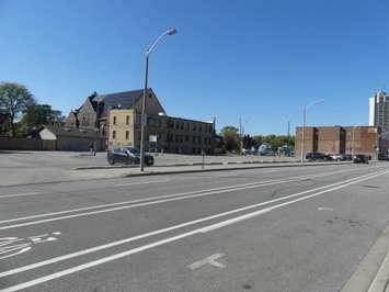 Pelissier Street parking lot. (Photo by the City of Windsor) 