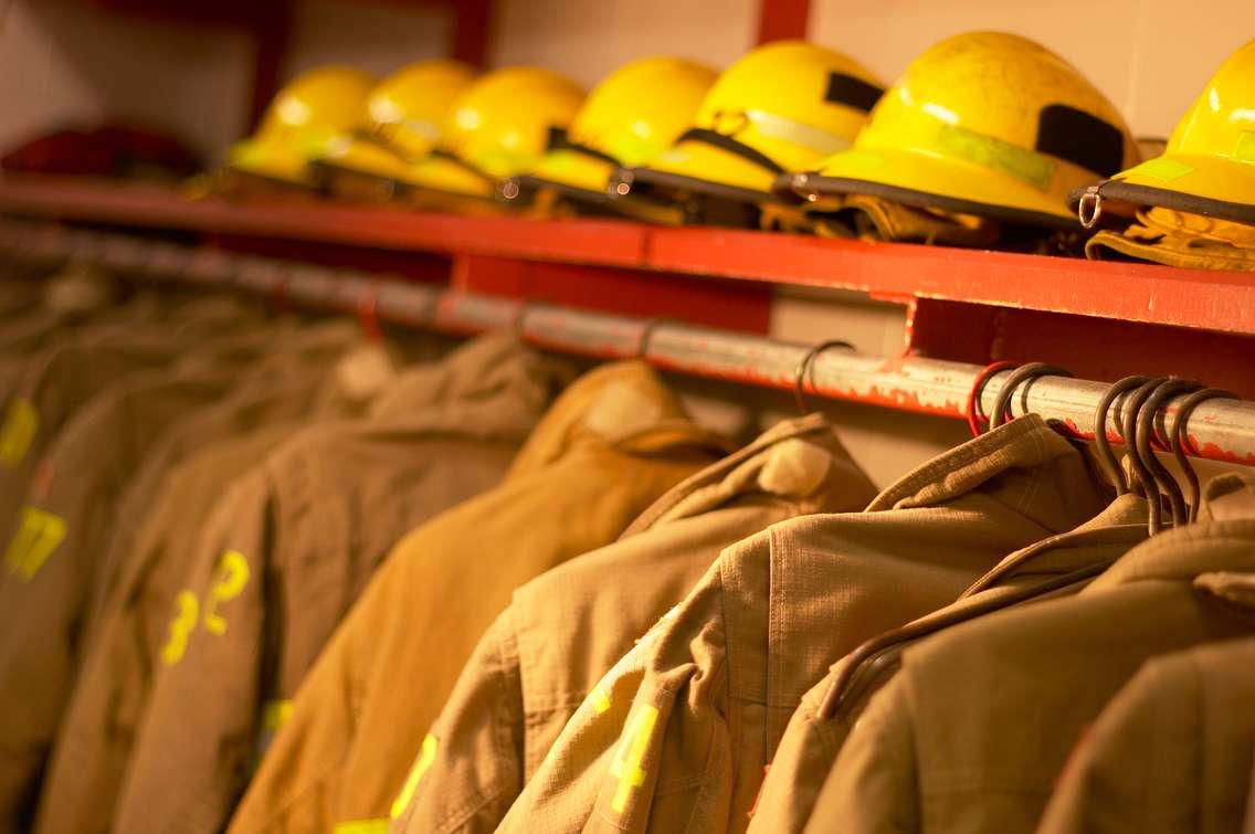 Firefighter gear.  Getty Images. credit: Hemera Technologies