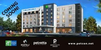 There's a new hotel coming to the Town of Lakeshore. June 27, 2019. (Photo courtesy of Petretta Construction)
