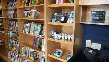 The Windsor Public Library unveils its new bookmobile on August 16, 2016. (Photo courtesy the Windsor Public Library)