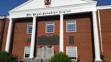 Royal Canadian Legion on Front St. BlackburnNews.com photo by Stephanie Chaves.