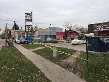 Police investigation in Sarnia's sourthend. November 9, 2017. BlackburnNews.com photo by Melanie Irwin.