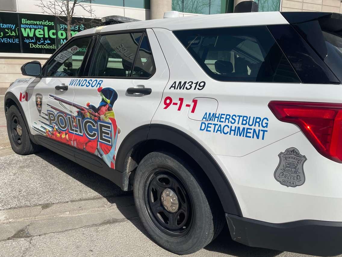 The Windsor Police Service Amherstburg detachment, SUV, March 1, 2024. (Photo by Maureen Revait)