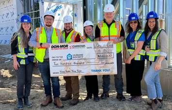 Don-Mor cheque presentation (Image courtesy of Humane Society London and Middlesex)