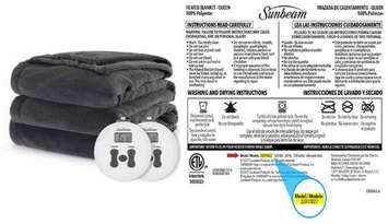 Sunbeam Queen-sized heated blanket recall (Photo courtesy of Star Elite)
