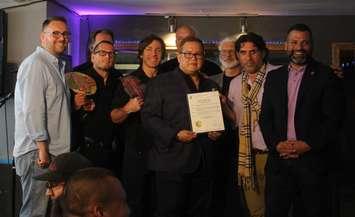 Impact Wrestling celebrates City of Windsor proclamation of Slammiversary weekend, July 13, 2023. (Photo by Maureen Revait)
