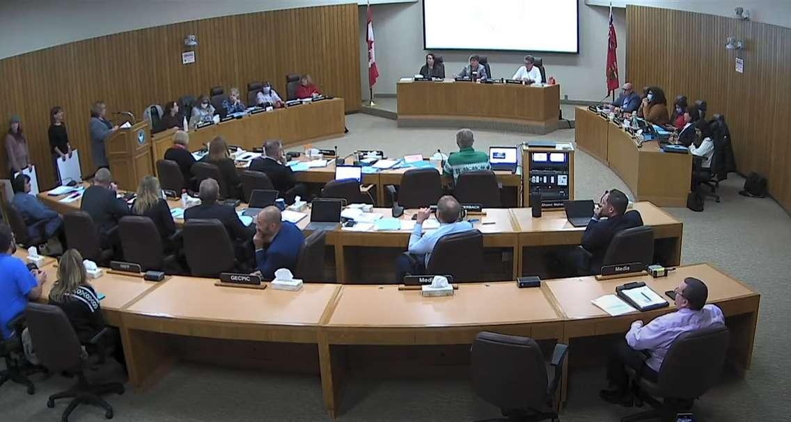 GECDSB meeting held December 6, 2022. (Via YouTube) 