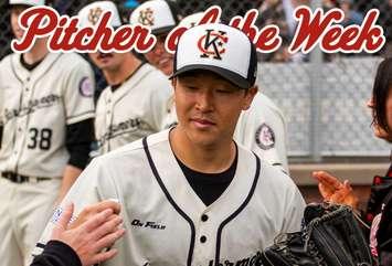 Chatham-Kent Barnstormers pitcher Mizuki Akatsuka. (Photo via the Chatham-Kent Barnstormers / Facebook)