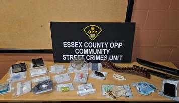 (Items seized by Leamington OPP on July 11 courtesy of the Ontario Provincial Police)