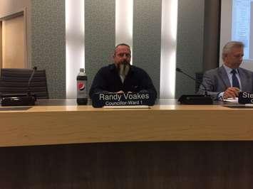 Essex Councillor Randy Voakes is losing two months salary for his erratic behaviour against the other councillors. Sept 05, 2017. (Photo by Paul Pedro)