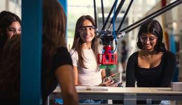 Engineering students at the University of Windsor. Photo courtesy University of Windsor.