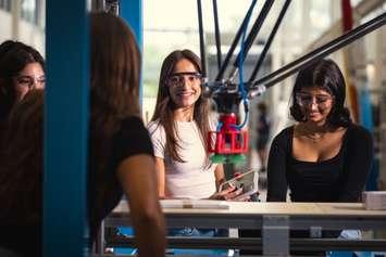 Engineering students at the University of Windsor. Photo courtesy University of Windsor.