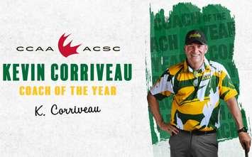 St. Clair College men's golf coach Kevin Corriveau. Image courtesy St. Clair College Athletics.