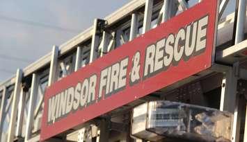 Windsor Fire and Rescue Services. (Photo by Adelle Loiselle)