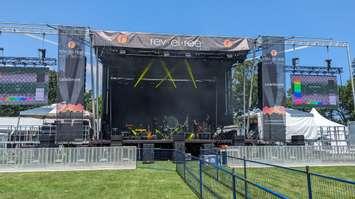 The stage at Revelree music festival at Canatara Park (Photo courtesy of Rob Jenkins)