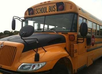 School bus. BlackburnNews.com photo by Melanie Irwin