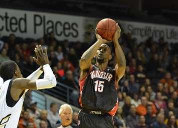 The London Lightning take on the Windsor Express, January 4, 2015. (Photo courtesy of the Windsor Express)