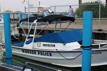 Windsor Police Service marine unit. (Photo by Maureen Revait) 
