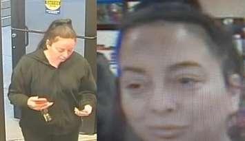 (Suspects wanted in a theft and fraud investigation courtesy of the Ontario Provincial Police)