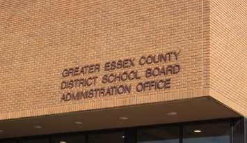 The Greater Essex County District School Board headquarters, June 20, 2023. WindsorNewsToday.ca file photo.