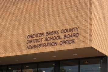 The Greater Essex County District School Board headquarters, June 20, 2023. WindsorNewsToday.ca file photo.