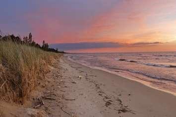 Sunset on a Lake Huron beach near Pinery Provincial Park. 
© Can Stock Photo / gonepaddling