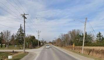 (Photo of Walker Road at North Side Road in Amherstburg courtesy of Google.com/maps)