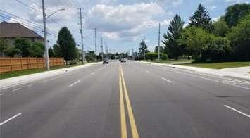 (Photo of improvements on Cabana Road between Howard Avenue and Dougall Avenue, courtesy of the City of Windsor)