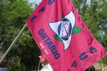 File photo of CUPE rally. 
