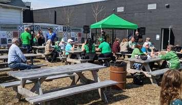 St. Patrick's Day event at WindsorEats in Windsor, March 17, 2022. Photo by Mark Brown/WindsorNewsToday.ca.