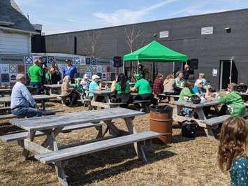 St. Patrick's Day event at WindsorEats in Windsor, March 17, 2022. Photo by Mark Brown/WindsorNewsToday.ca.