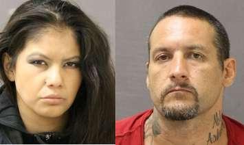 Cheyanne Metatawabin, 25, and Randolph Edwin Sisson, 44, both of London. Photo courtesy of London police.
