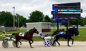 Race 9 Winner Austin Sorrie and Dashiki. (Clinton Raceway Photos)