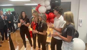 The Probert family at the grand opening of the Hotel-Dieu Grace Healthcare Bob Probert Tecumseh Campus, June 5, 2025. (Photo by Maureen Revait) 