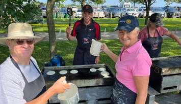 Rotary Club of Sarnia's Mackinac Race Pancake Breakfast. Photo courtesy of Carolyn Luciani. 