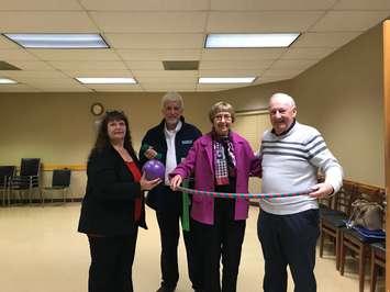 Chatham-Kent Leamington MPP Rick Nicholls announced $375,380 in new funding to allow eight groups throughout Chatham-Kent and Leamington to expand. Nov 14, 2019. (Photo by Paul Pedro)