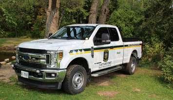 Conservation officer truck, via Ministry of Natural Resources 