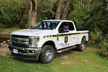 Conservation officer truck, via Ministry of Natural Resources 