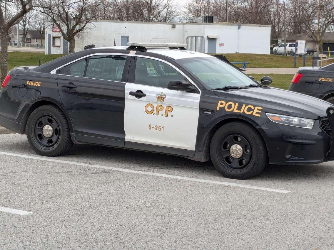 An Ontario Provincial Police cruiser in Essex, December 11, 2024. WindsorNewsToday.ca file photo.