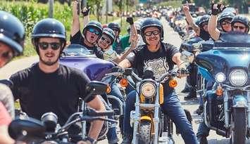 (Photo courtesy of Hogs for Hospice)