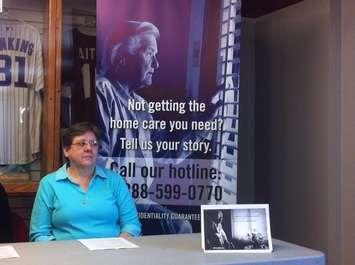 Anne Howley believes her mother, Joyce needs more care from the Erie St.Clair Community Care Access Centre. (Photo by Mike James.)