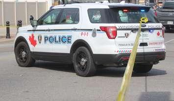 Windsor Police SUV, September 1, 2018. (Photo by Mark Brown/Blackburn News.)