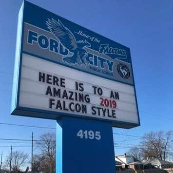 Ford City Public School in Windsor. Photo courtesy Ford City Falcons/Twitter.