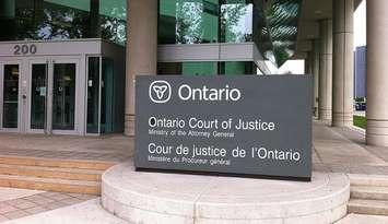 BlackburnNews.com file photo of the Ontario Court of Justice in Windsor.