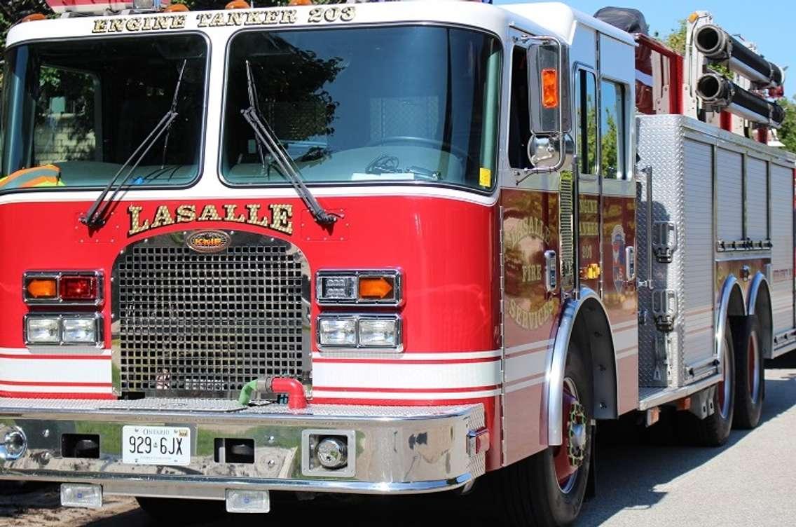 BlackburnNews.com file photo of LaSalle fire truck. (Photo by Maureen Revait)