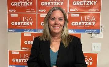 Windsor West NDP MPP Lisa Gretzky. (Photo by Maureen Revait)