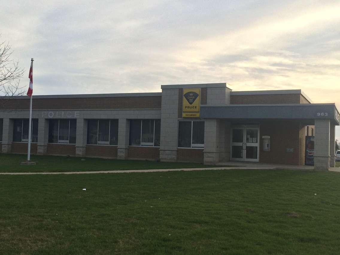 The Ontario Provincial Police detachment in Tecumseh is seen in this April 14, 2015 photo. (Photo by Ricardo Veneza)