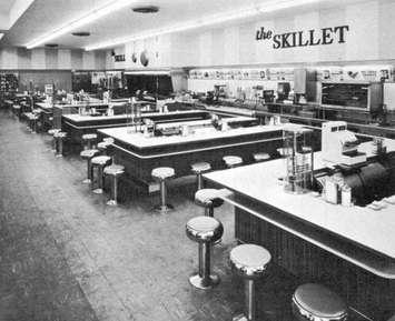 Zellers Family Restaurant, originally named The Skillet. File photo courtesy of HBC Corporate Collection.
