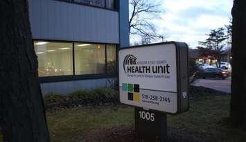 Windsor-Essex County Health Unit, Windsor, January 16, 2020. Photo by Mark Brown, Blackburn News.